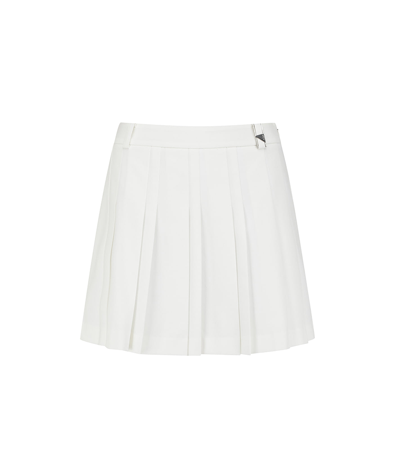 Women's Pleated Skirt - Off White