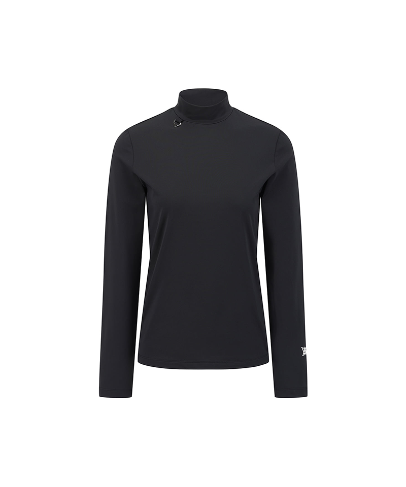 Women's Essential High Neck Baselayer - Black