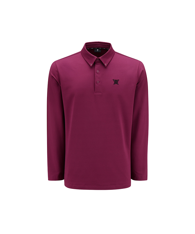 Men's Essential Long T-Shirt - Wine