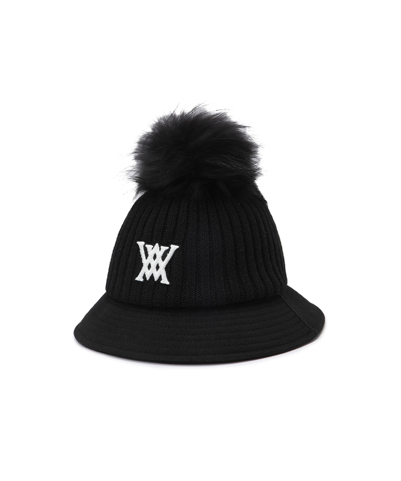 Women's Texture Bucket Hat - Black