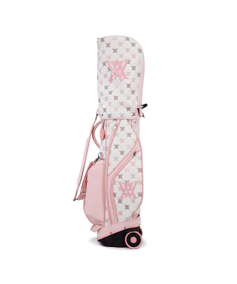 8 Slim Logo Dot Wheel Bag - Pink