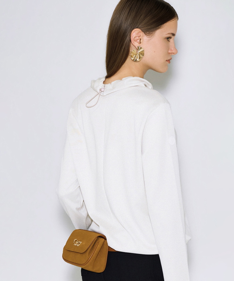 Anell Golf Suede Buckle Belt Bag - Brown