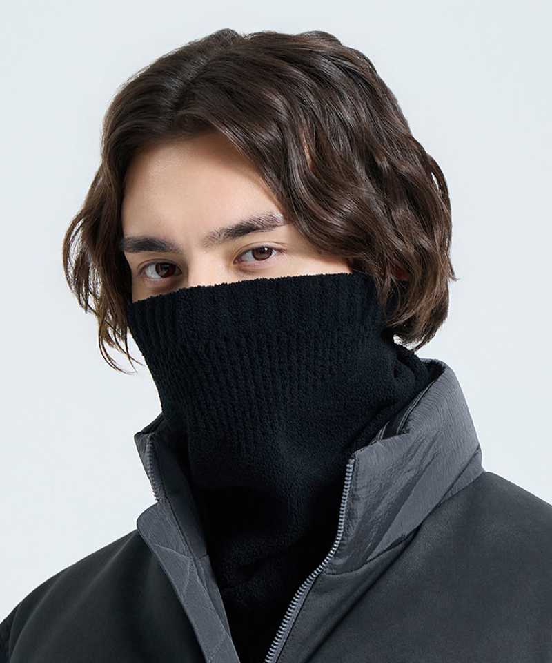 Challenger Men's Tactel Thermal Neck Warmer - Black