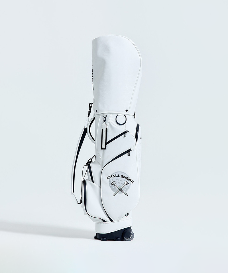 Challenger Uni Camo Print Trolley Caddy Bag - White