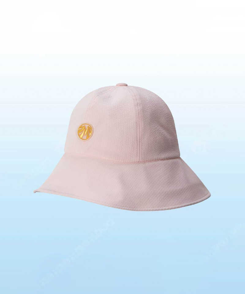 Cool Seersucker Summer Bucket Hat - Pink