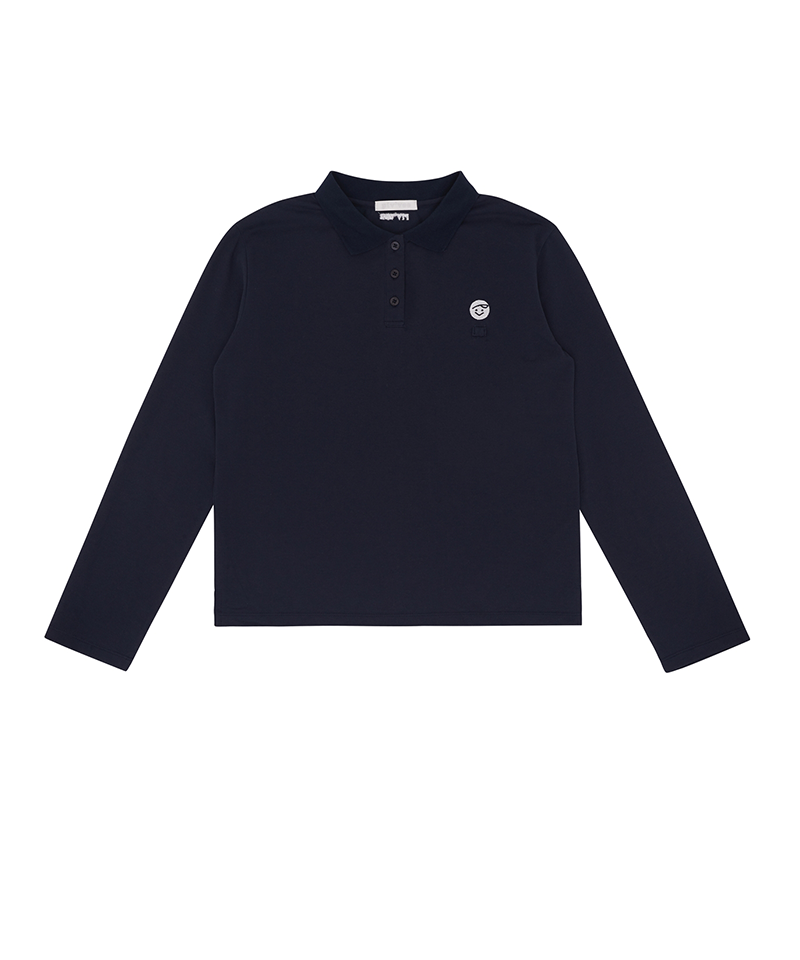 Piv'vee Emblem Basic PK Shirt - Ocean Navy