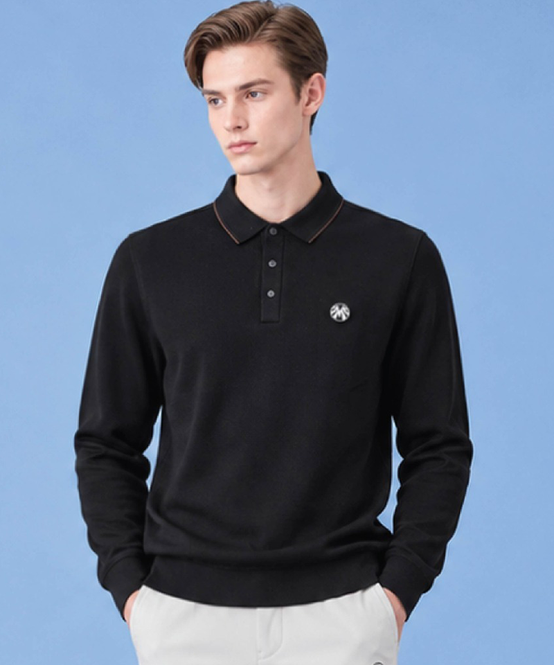 Men's Brushed Spandex Classic Blouson Knit - Dark Green
