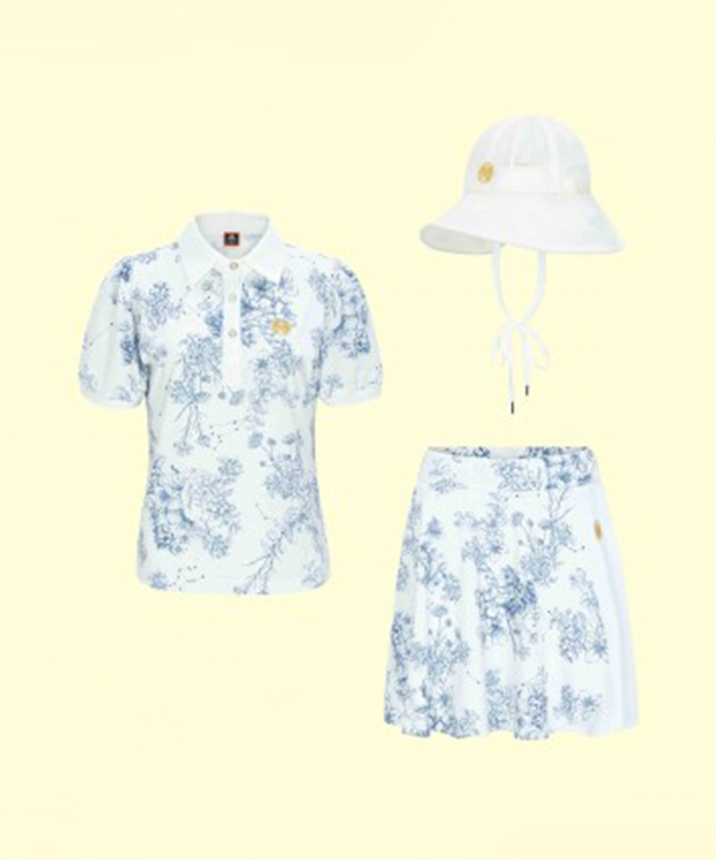 Saint Signature Gold Label Nature Wind Summer All-Outfit Set (Top + Bottom + Hat)