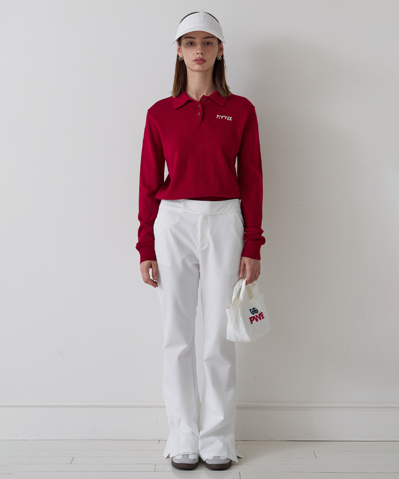 Piv'vee Giant Knit PK - Wine Red