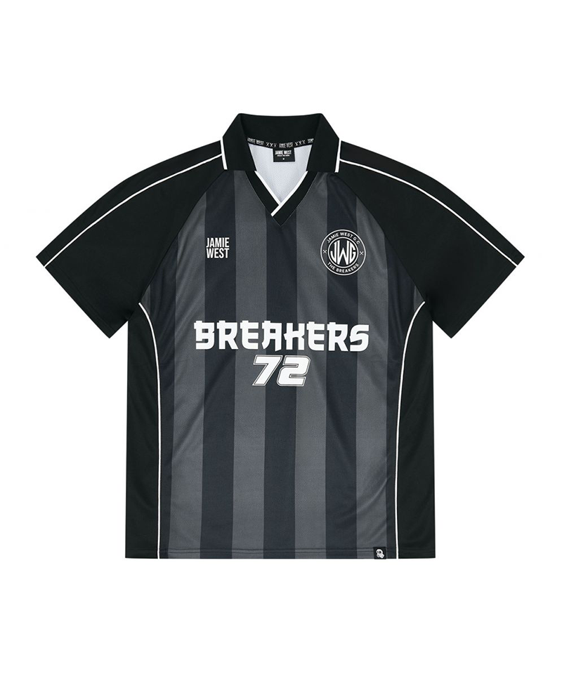 Jamie West Breakers Football Stripe P-Shirts - Black