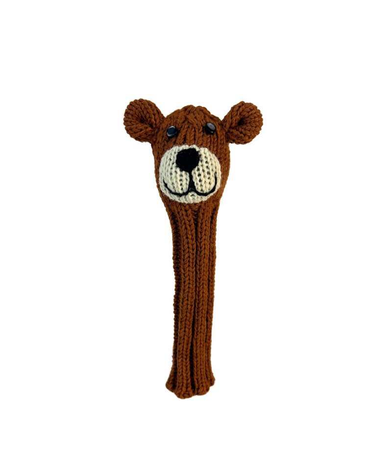 Monday Flow Knit Cover - Brown Bear