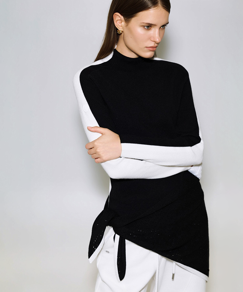 Anell Golf Monoclassic Knit Top - Black