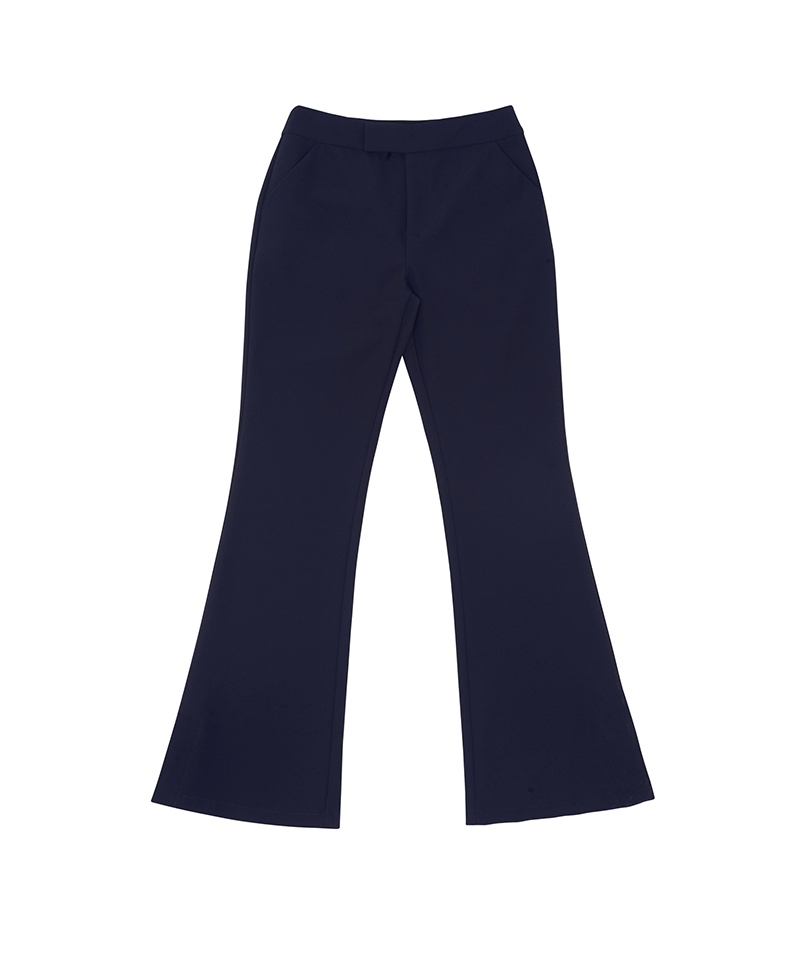 PIV'VEE Nylon Bootcut Pants - Ocean Navy