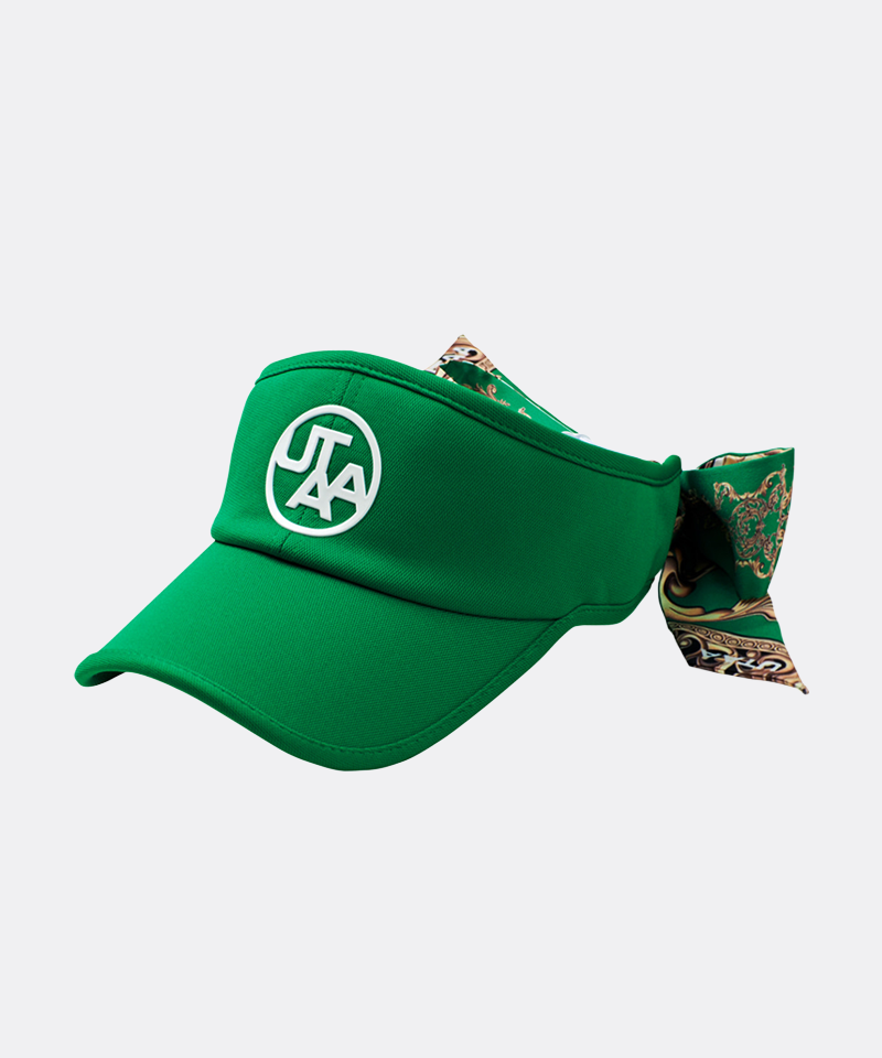 UTAA Women's Olympus Neon Baroque Tie Visor - Green