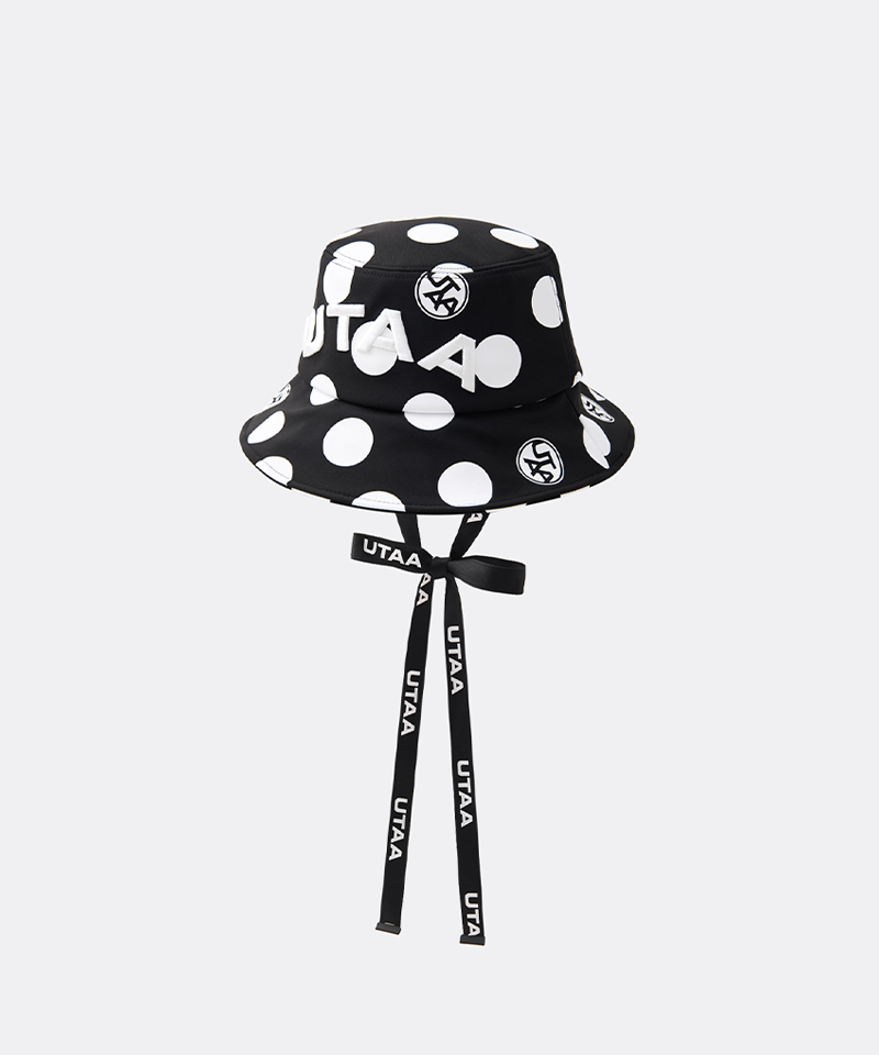 UTAA Women's Orb Fancy Bold Logo Bucket Hat - Black