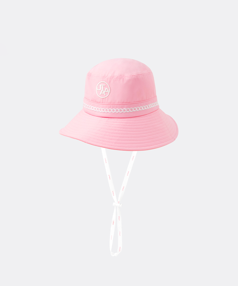 UTAA Atelier Braid Color Bucket Hat - Light Pink