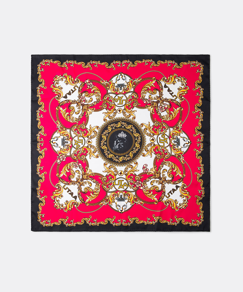 UTAA Midnight Panther Baroque Scarf - Pink