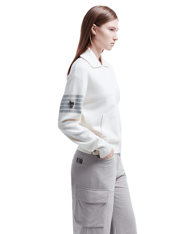 Amazing Cre Women's Ghost Sweater Cardigan - Off White