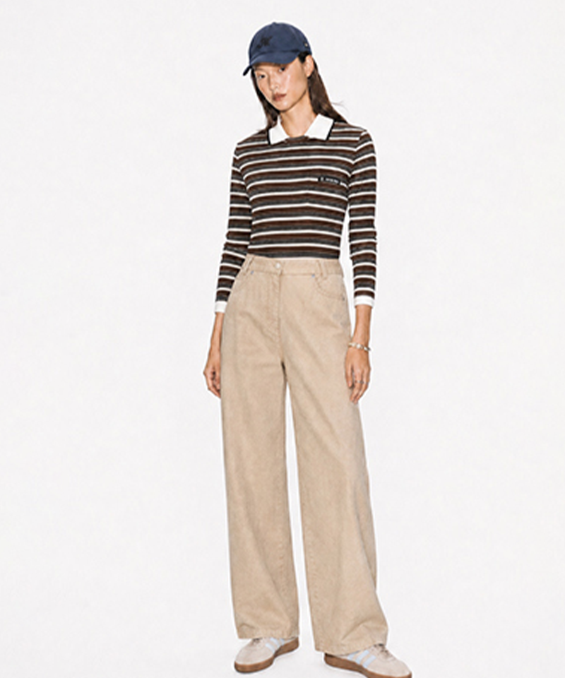Monday Flow Feel So Good Denim Pants - Beige