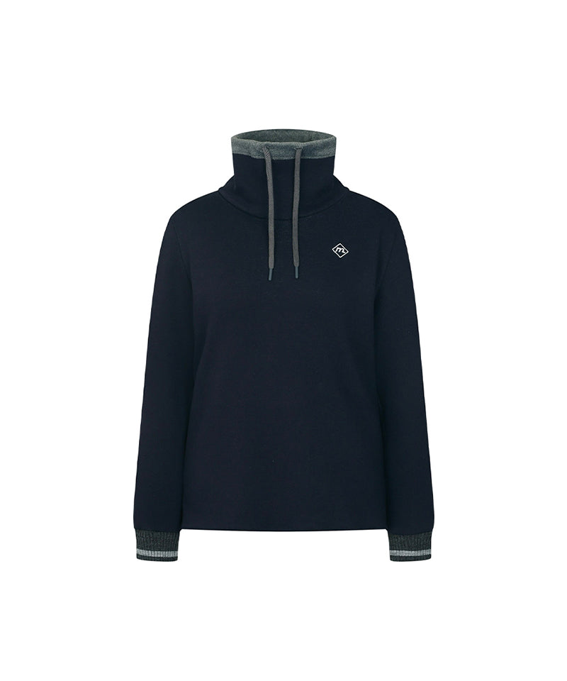 Monday Flow Warm Soft Fleece Top - Dark Navy