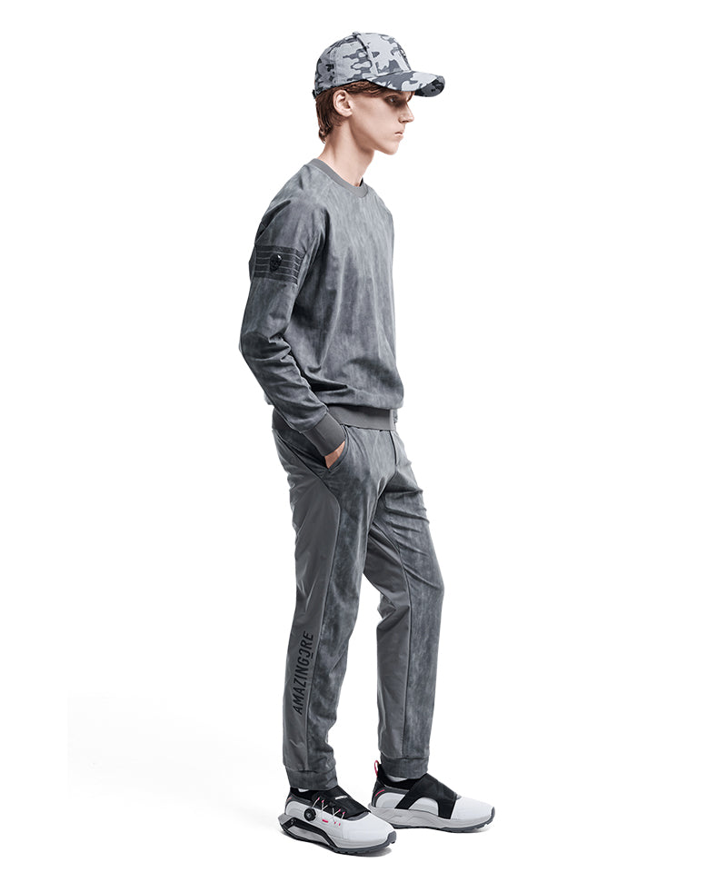 Amazing Cre Blurry Camouflage Wappen Cap - Gray
