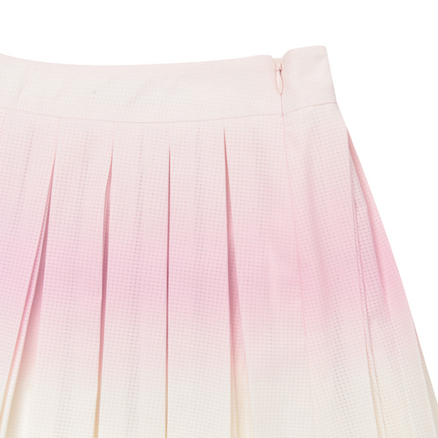 Monday Flow Gradient Cool Mesh Skirt - Pink