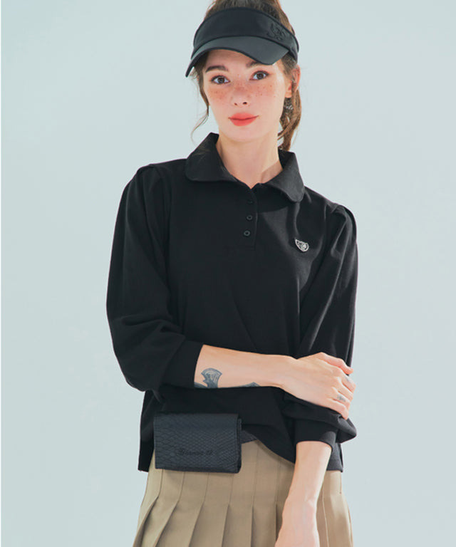BENECIA 12 Long Sleeve Puff - Black