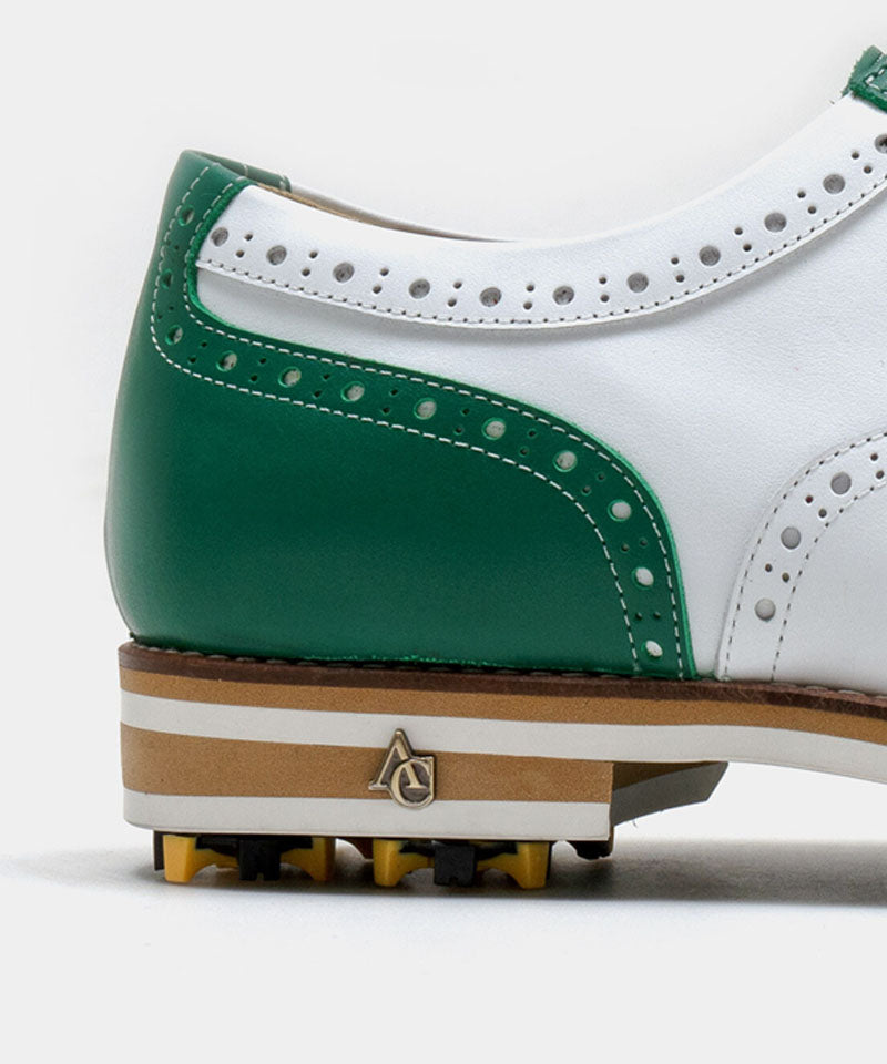 ALL CLASSIC Noble Wingtip Golf Shoes – Green | Italian Leather