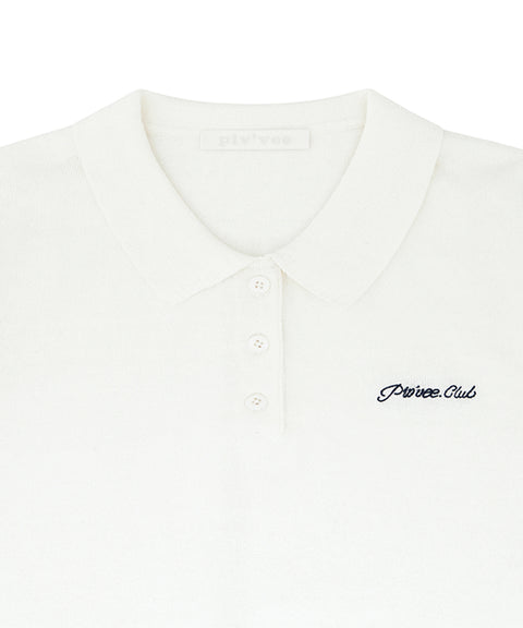 PIV'VEE Club Cotton Knit PK Shirt - 3 Colors