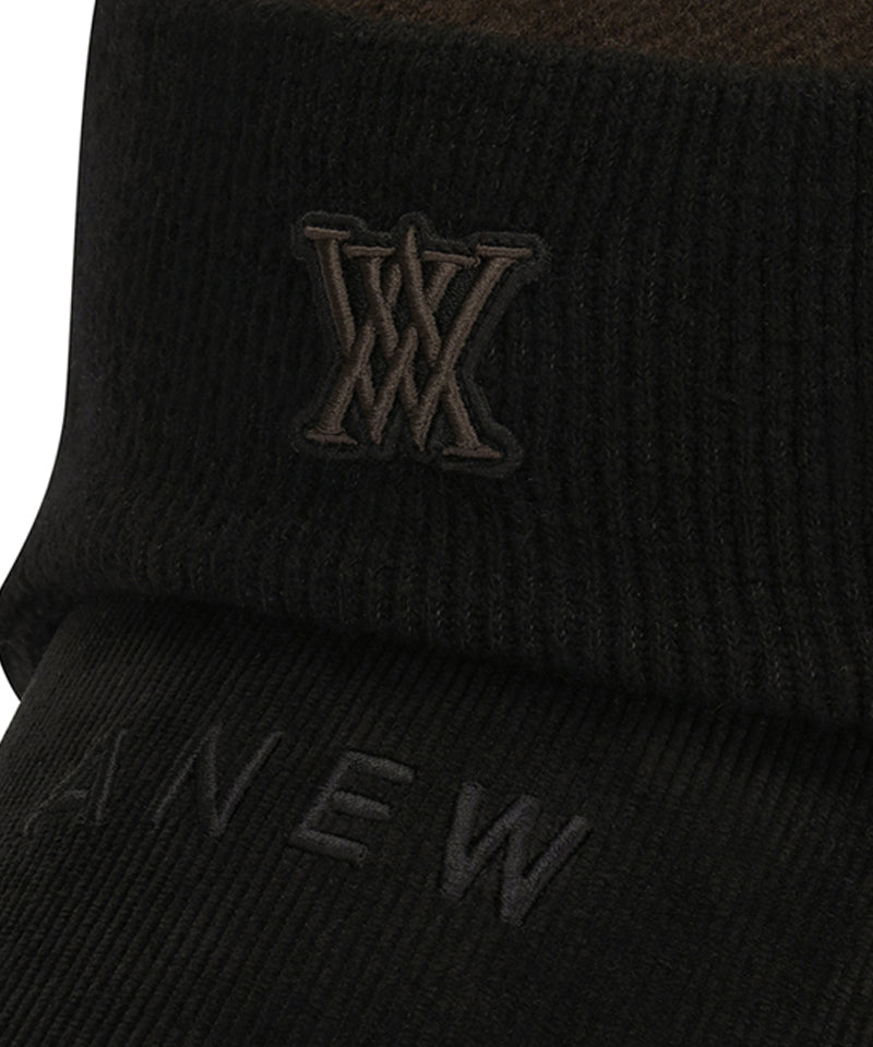 ANEW Golf Men's Knit Band Ball Cap - Dark Brown