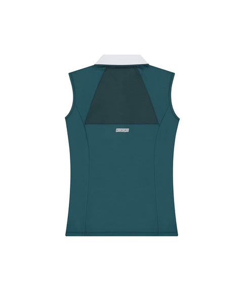 CHUCUCHU Some Knit Collar Sleeveless Top - 2 Colors