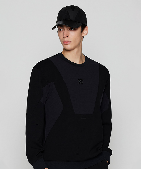 Men's FA Hybrid Sweatshirt - Black