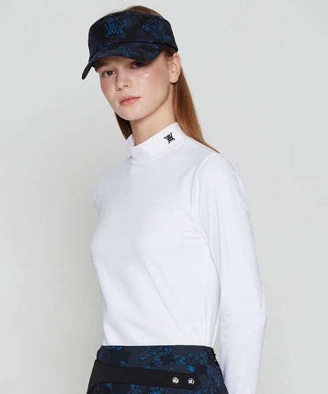 Women's FA Essential High Neck Baselayer - White