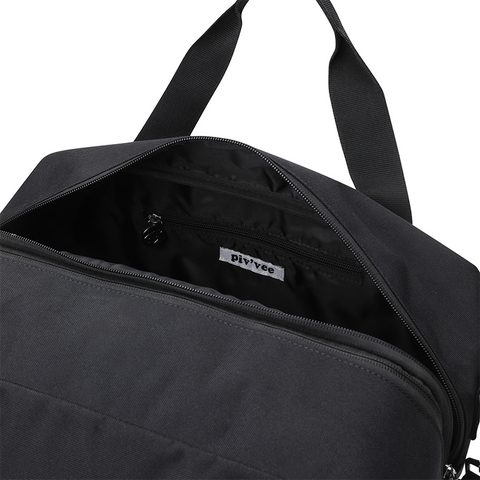 PIV'VEE Bon Voyage Boston Bag - Ebony Black