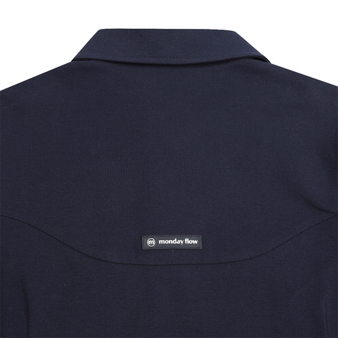 Monday Flow Classic Half Sleeve Top - Dark Navy