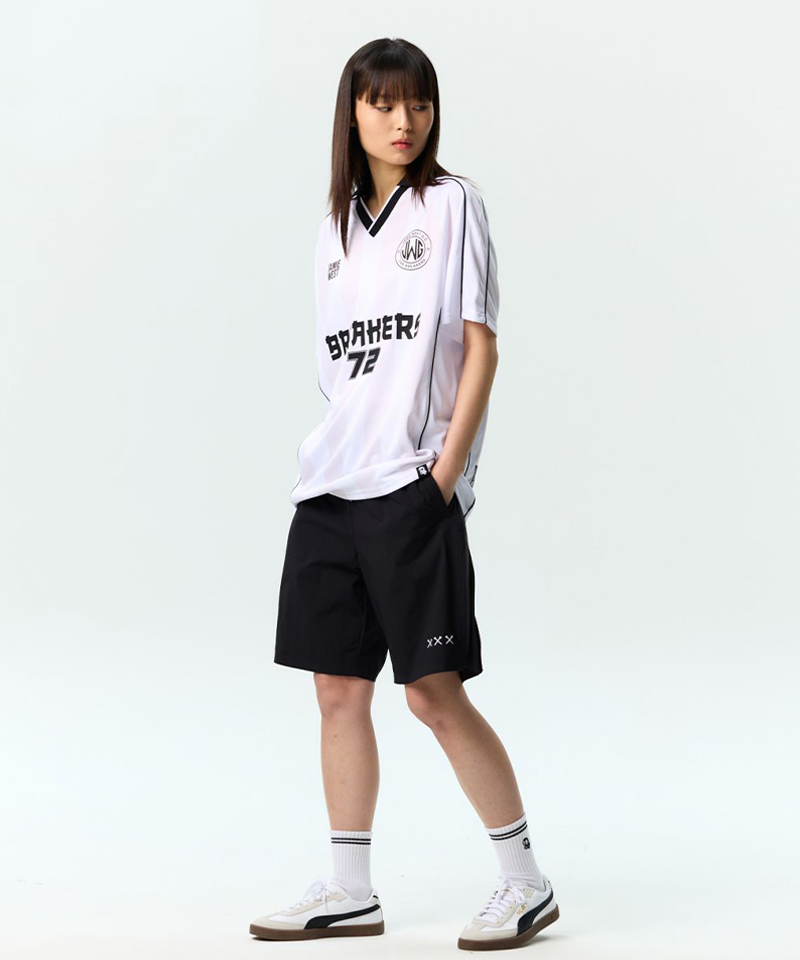 Jamie West Breakers Football Stripe P-Shirts - White