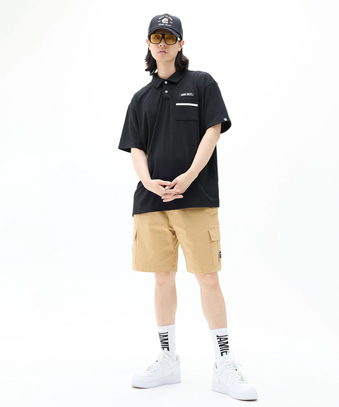 Jamie West Flame Pocket P-Shirts - Black