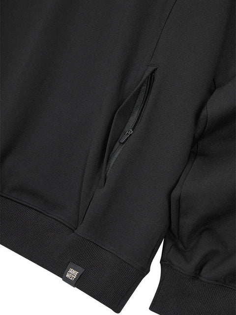 Jamie West Nick Mock-Neck Sweatshirts - Black