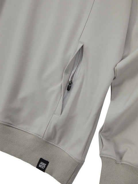 Jamie West Nick Mock-Neck Sweatshirts - Grey