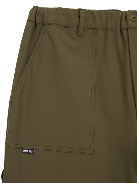 Jamie West Nylon Carpenter Pants - Brown