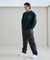 Jamie West Stadium Collar Woven Pocket Sweatshirts - Green
