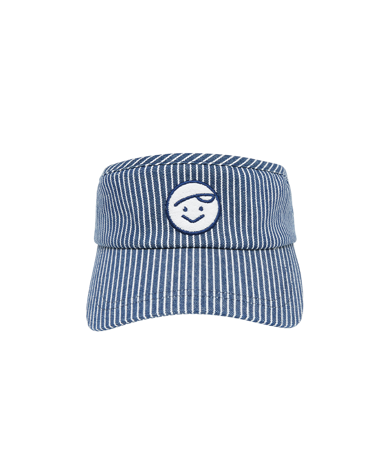 PIV'VEE Stripe Sun Visor - Ocean Navy