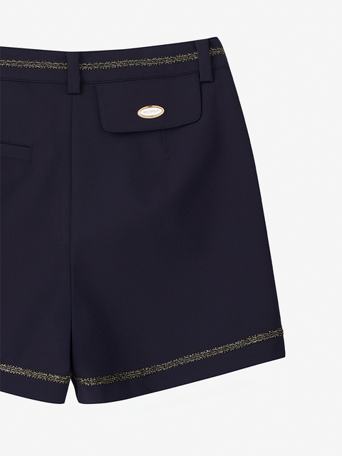 GFJ Golf Women's  Front Wrap Shorts - Navy