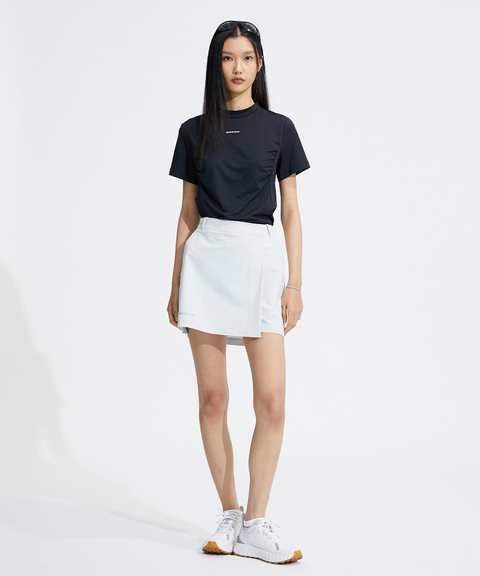 Monday Flow Slim Comfy Skirt - Light Gray