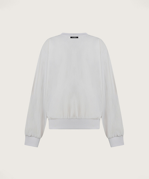 FORDI Wind V-Neck Man-To-Man - Gray
