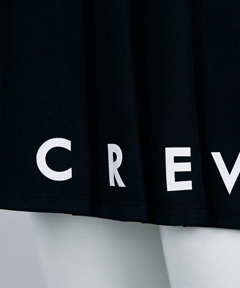 CREVE NINE: Performance Pleated Dress - Black