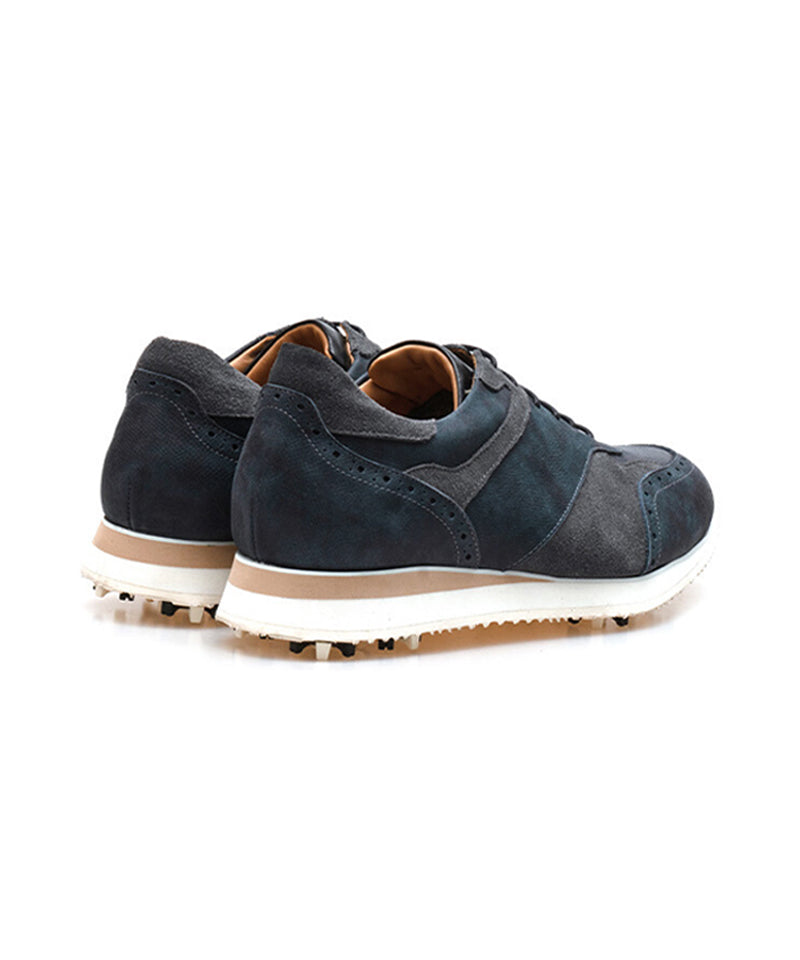 ALL CLASSIC Golf Saffiano Modern Classic Golf Shoes - Navy