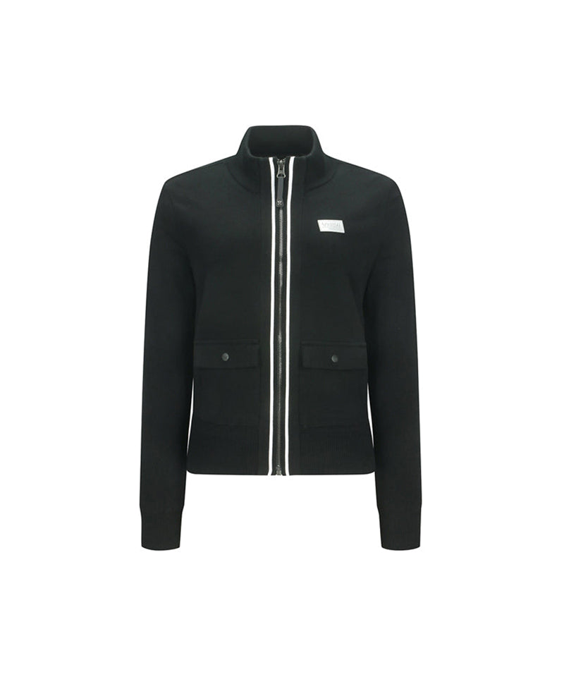 ANEW Golf Women's Wind Block Zip-Up Cardigan - Black