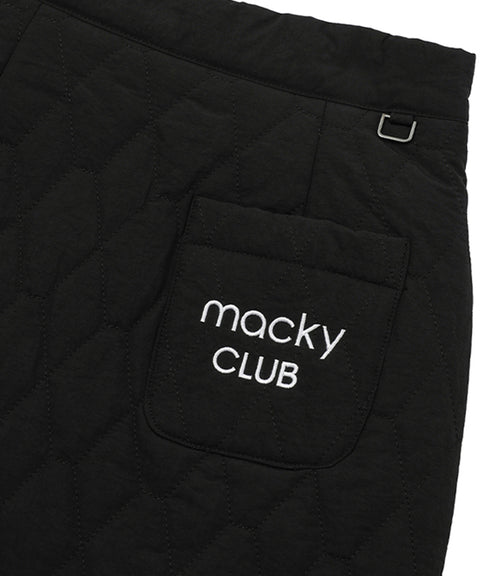 MACKY Golf: Padded Wrap Mini Skirt - Black