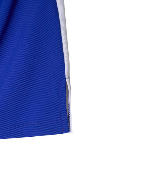 POSHERD Color Block Cool Shirring Sleeveless - Blue